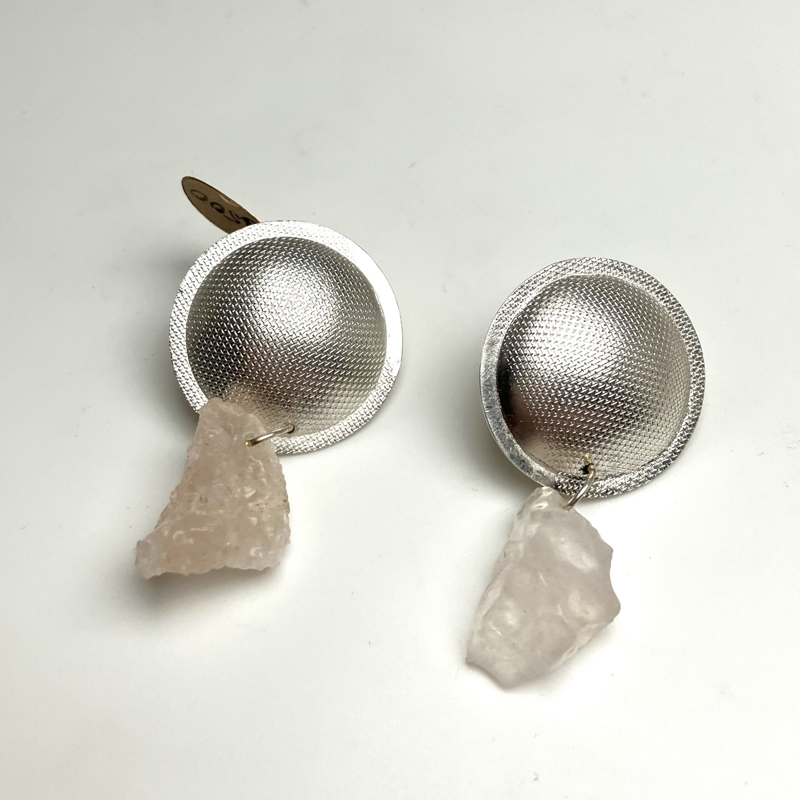 Knapp med rosenkvarts