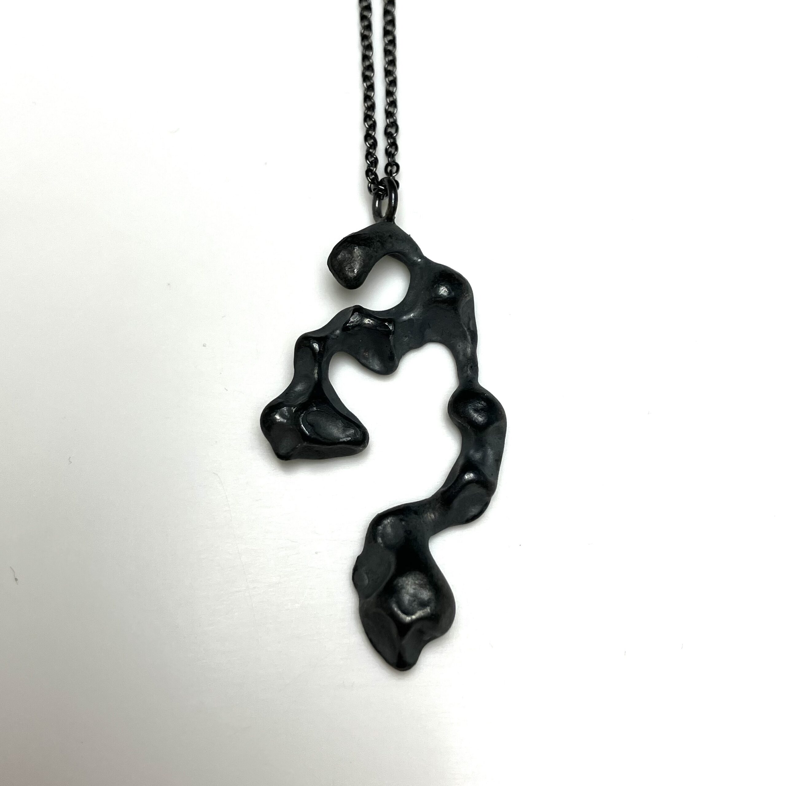 Halssmycke oxiderat silver