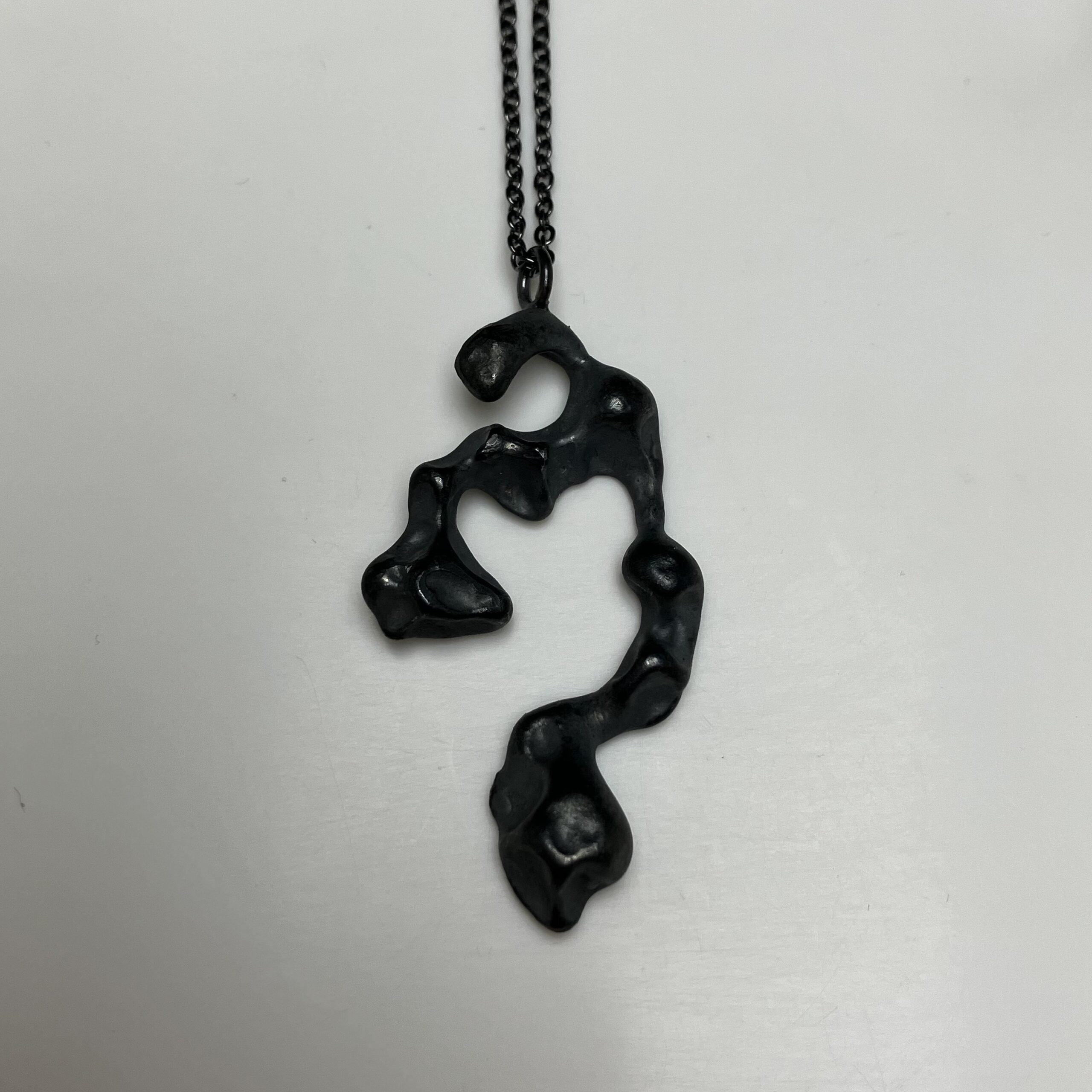 Halssmycke oxiderat silver