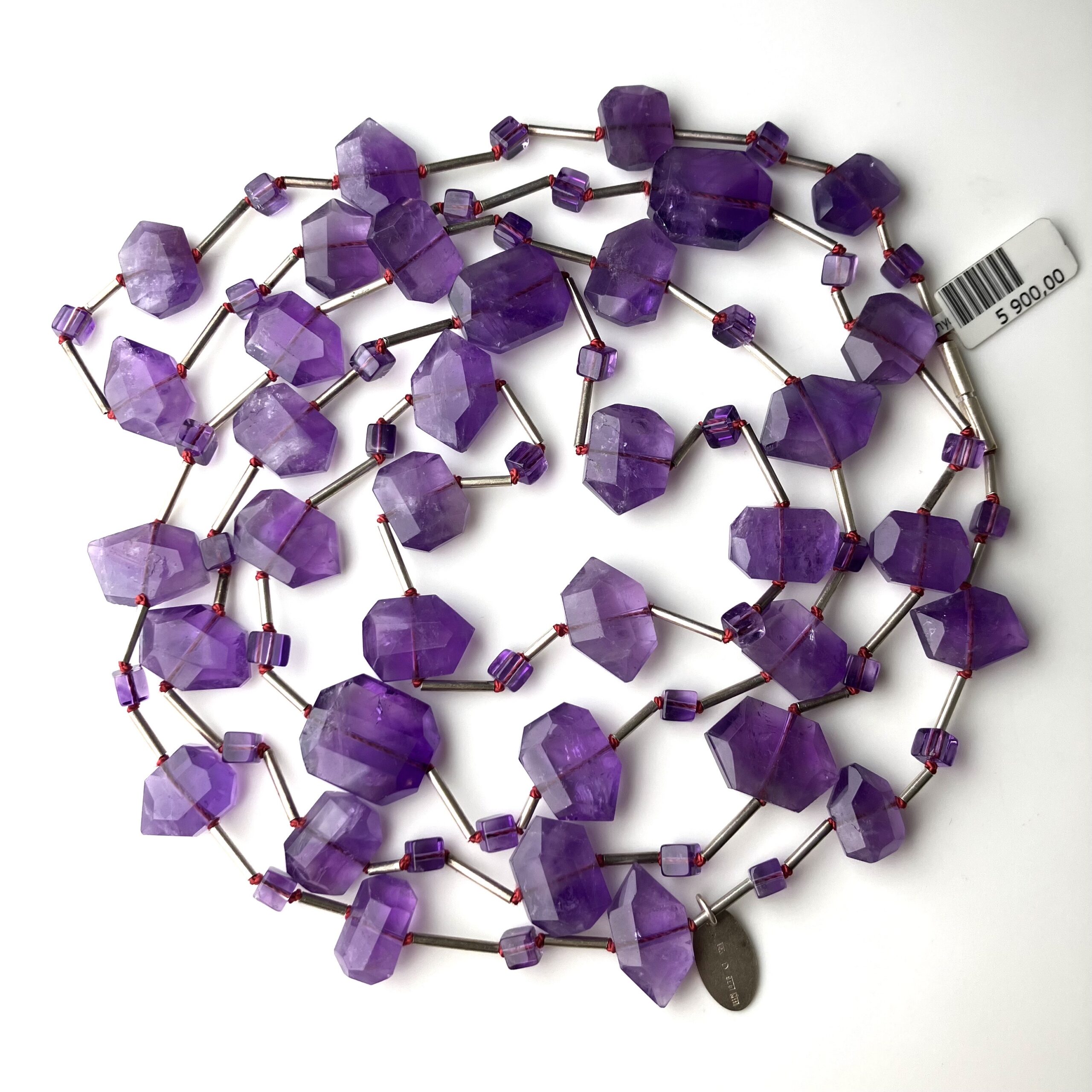 Halssmycke med ametister