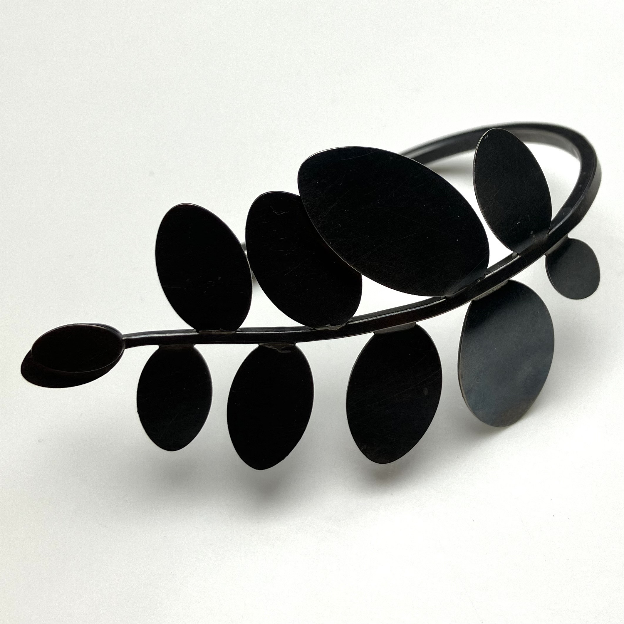 Armband oxiderat silver