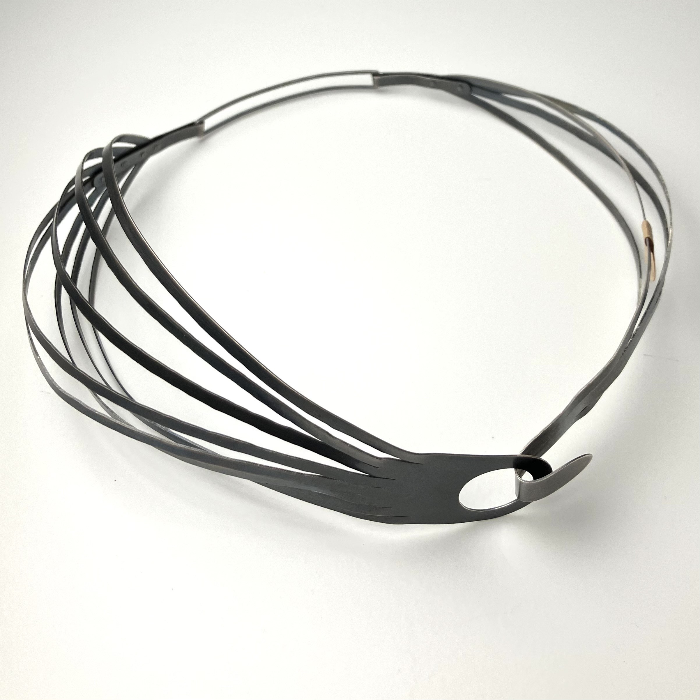 Halssmycke oxiderat silver