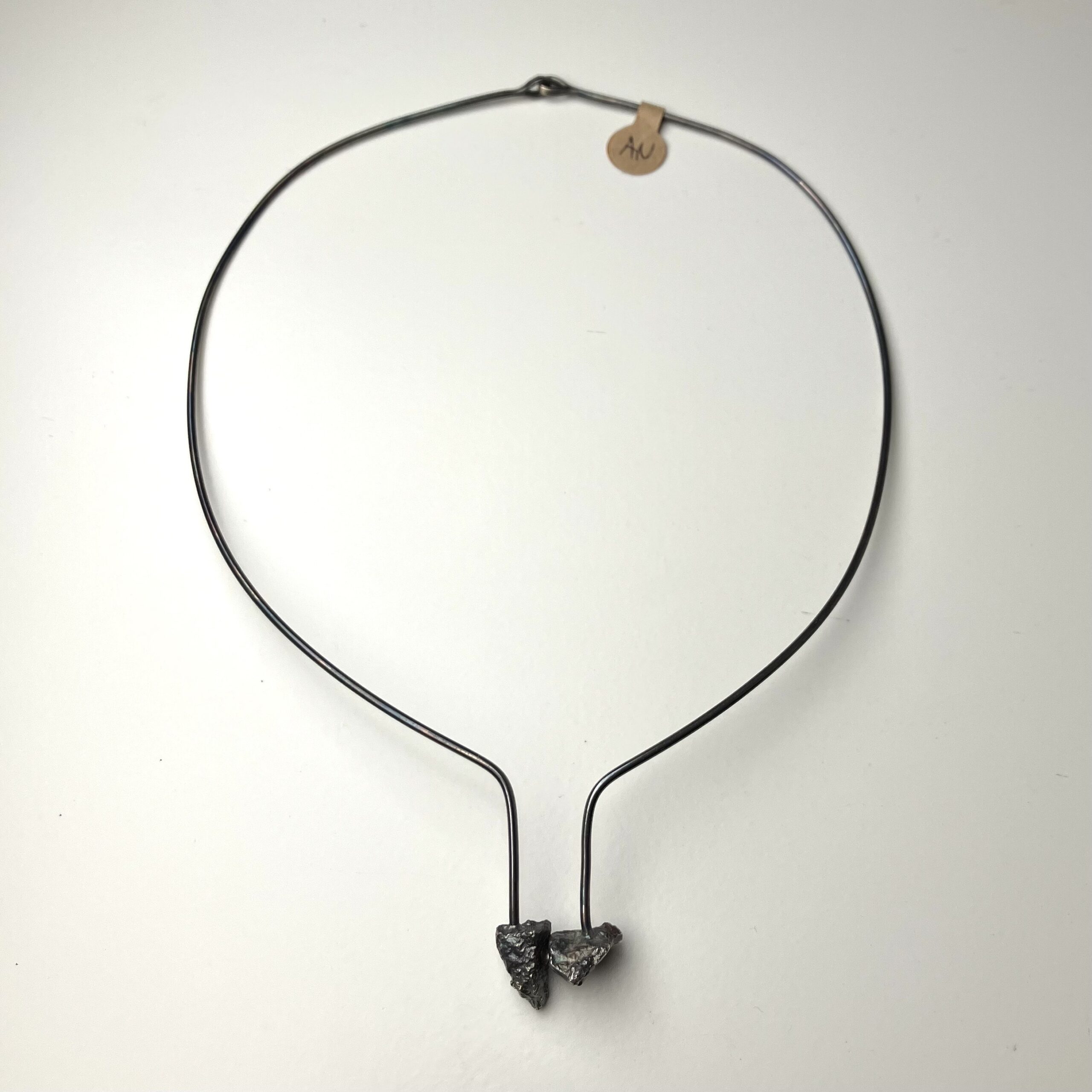 Halssmycke oxiderat silver