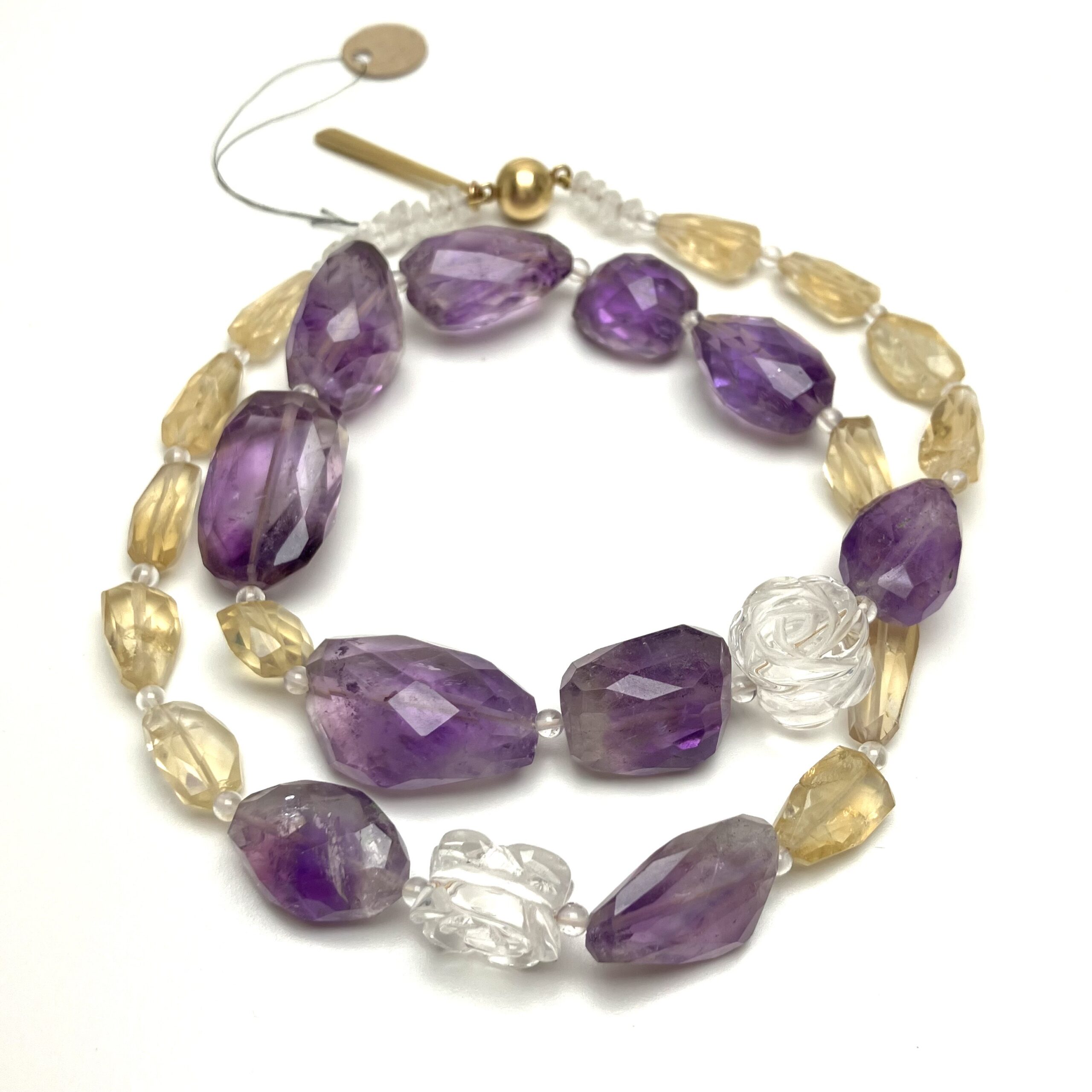 Halssmycke med ametister