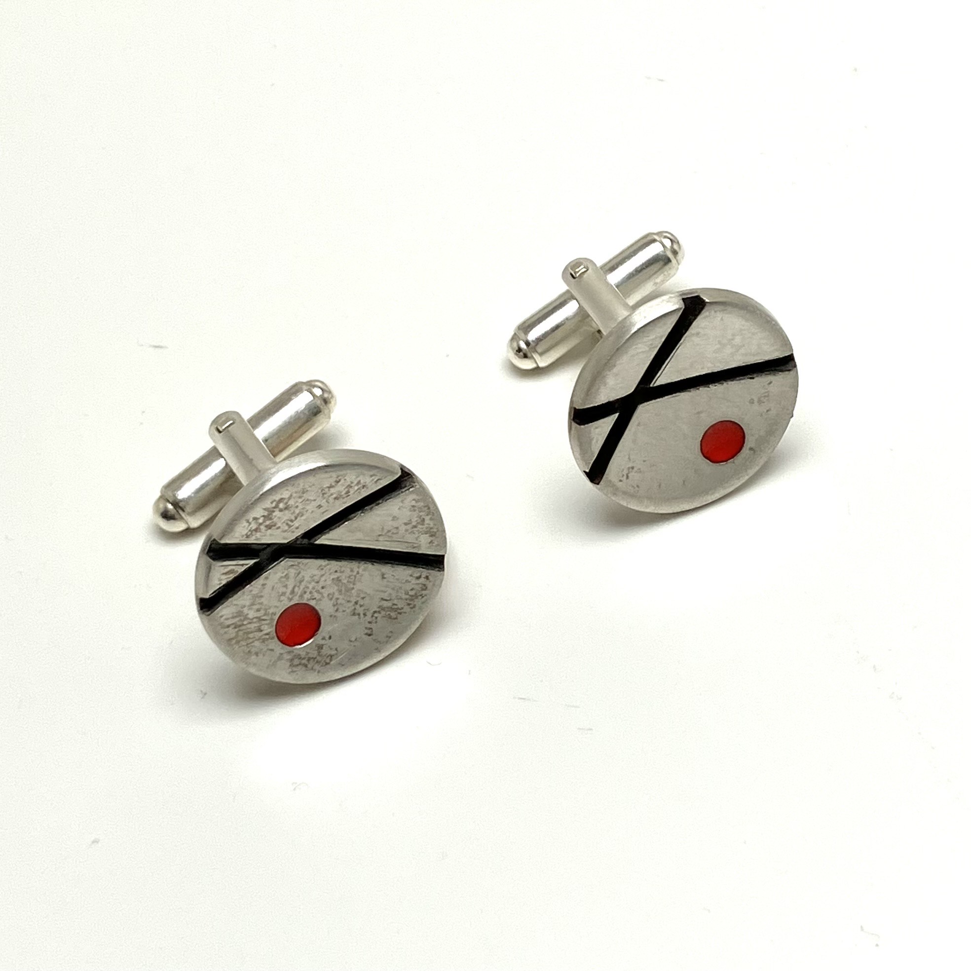 Manschettknappar silver