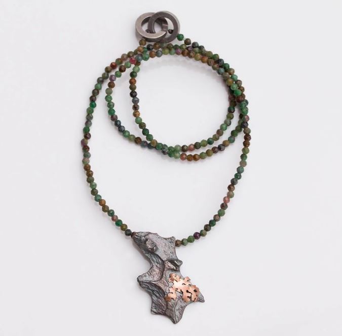 Halssmycke med turmaliner